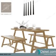 3D Model Table Chair Free Download 161