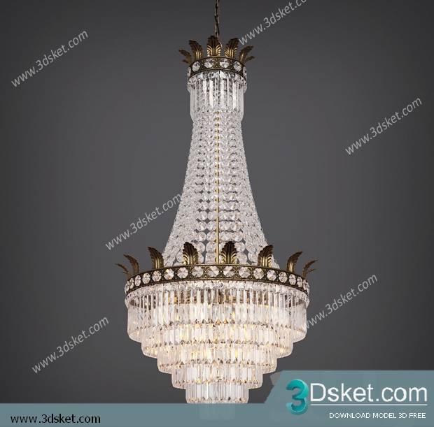 Free Download Ceiling Light 3D Model 0250
