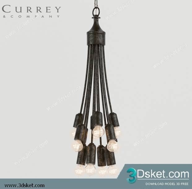 Free Download Ceiling Light 3D Model 0252