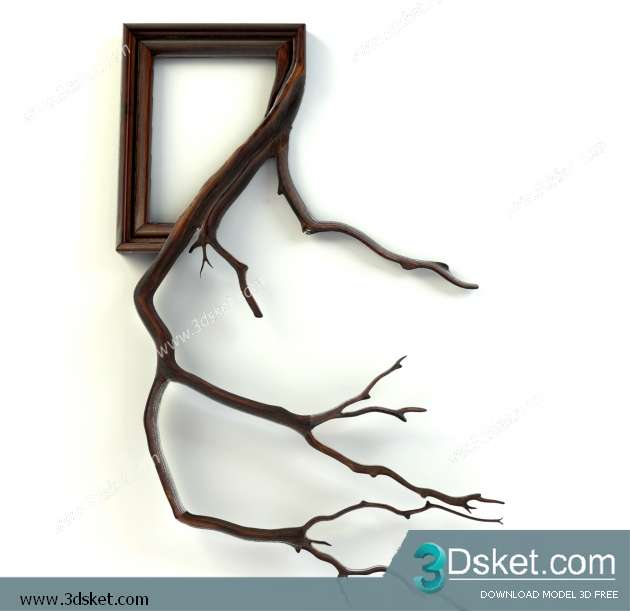 Free Download Frame 3D Model Tranh 055