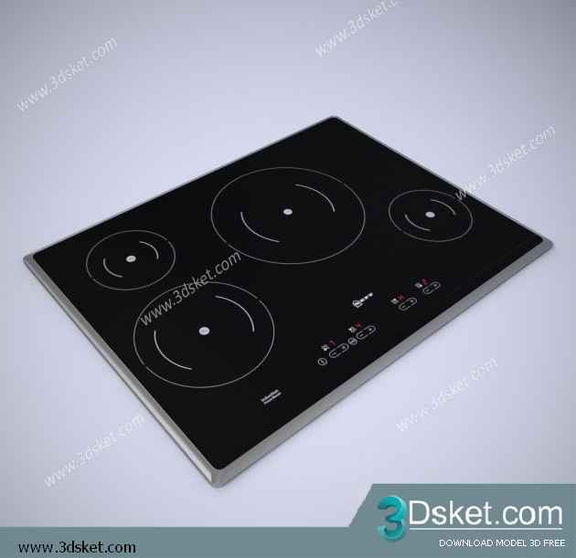 Free Download Kitchen Appliance 3D Model 099