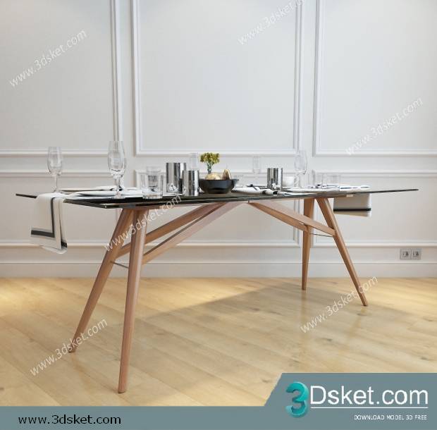 3D Model Table Free Download 0169