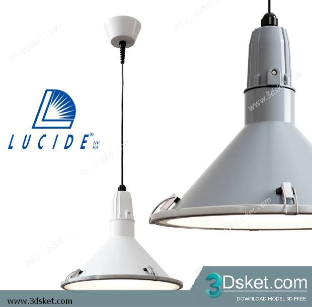 Free Download Ceiling Light 3D Model 0259