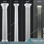 Free Download Decorative Plaster 3D Model 092
