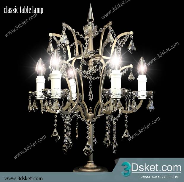 Free Download Ceiling Light 3D Model 0260