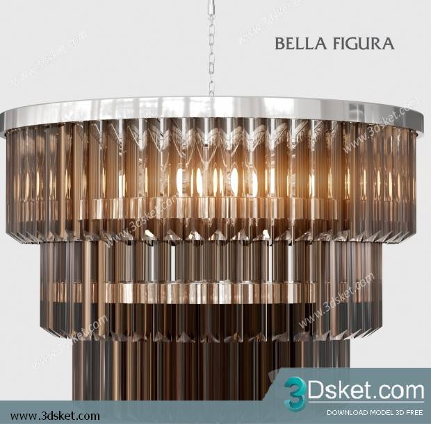 Free Download Ceiling Light 3D Model 0265