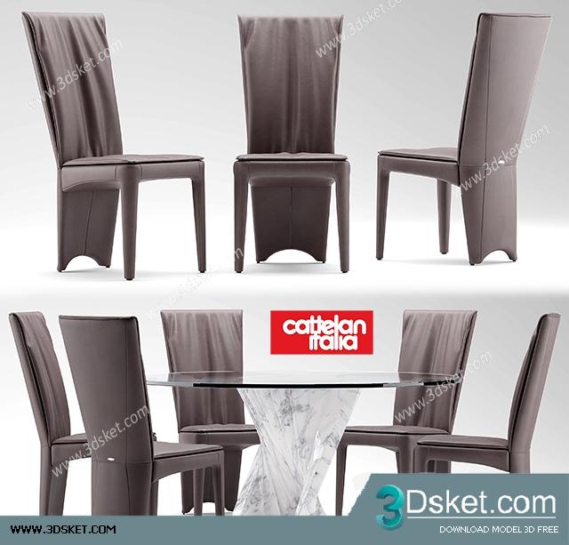 3D Model Table Chair Free Download 168