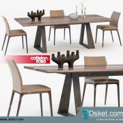 3D Model Table Chair Free Download 169