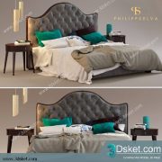 3D Model Bed Free Download Giường 251