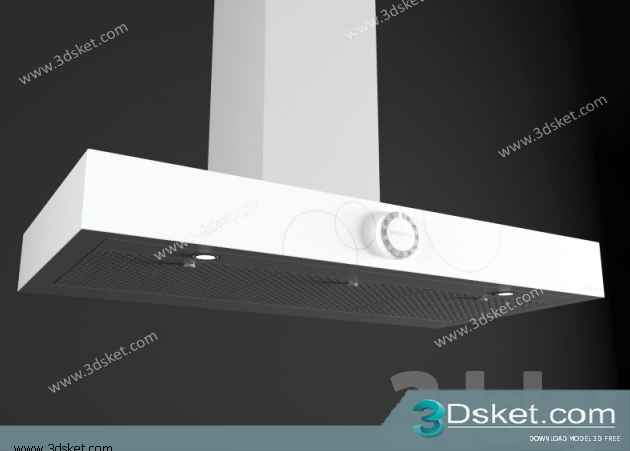 Free Download Kitchen Appliance 3D Model 066