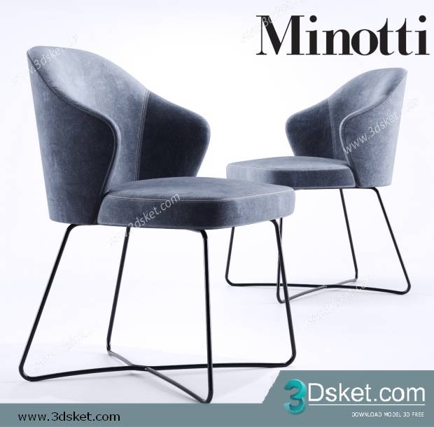 3D Model Chair Free Download 0284