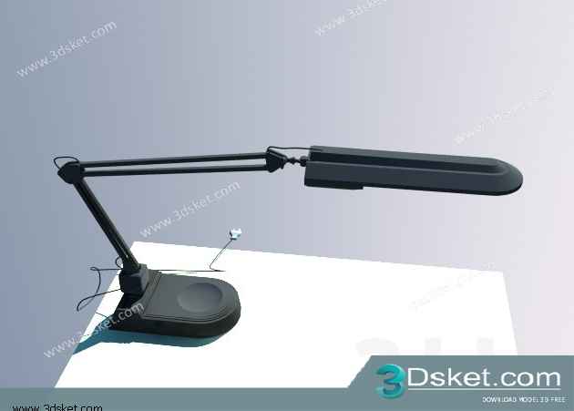 Free Download Table Lamp 3D Model 051