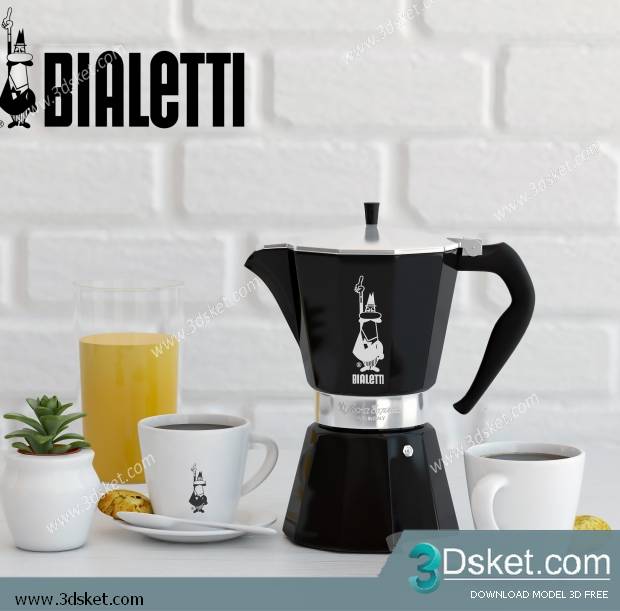 Free Download 3D Models Tableware Kitchen 0168