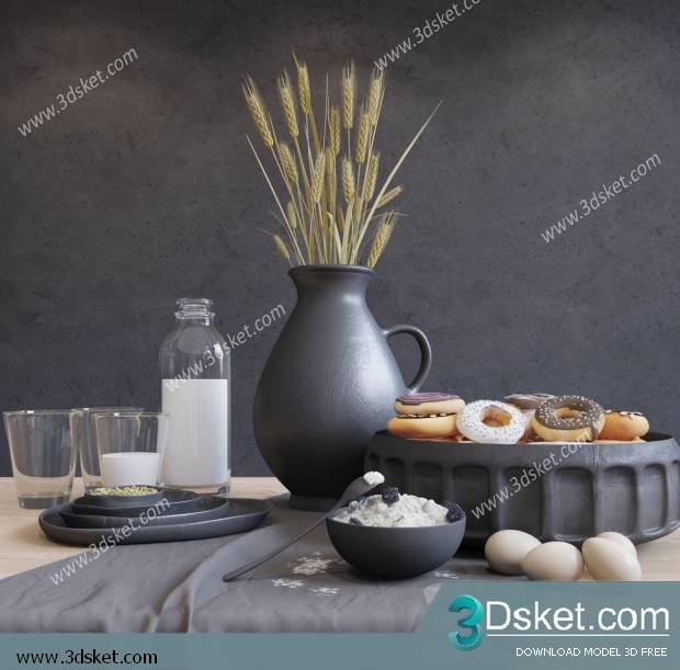 Free Download 3D Models Tableware Kitchen 0169
