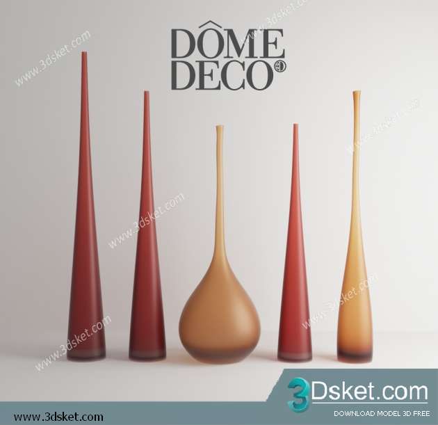 Free Download Vase 3D Model 0138