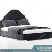 3D Model Bed Free Download Giường 256