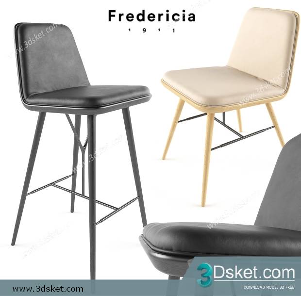 3D Model Chair Free Download 0293