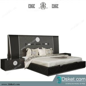 3D Model Bed Free Download Giường 259