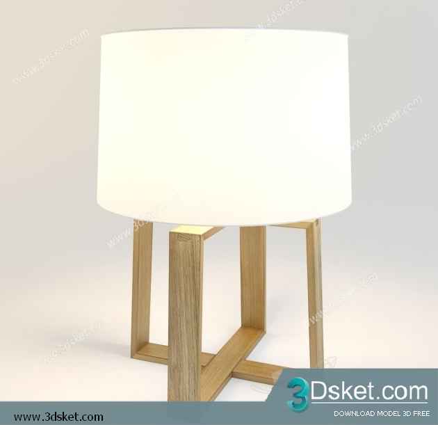 Free Download Table Lamp 3D Model 0115