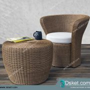 3D Model Table Chair Free Download 176