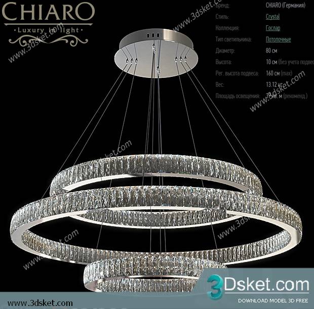 Free Download Ceiling Light 3D Model 0276