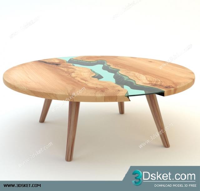3D Model Table Chair Free Download 177
