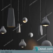 Free Download Ceiling Light 3D Model 0279