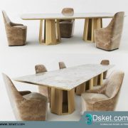 3D Model Table Chair Free Download 179