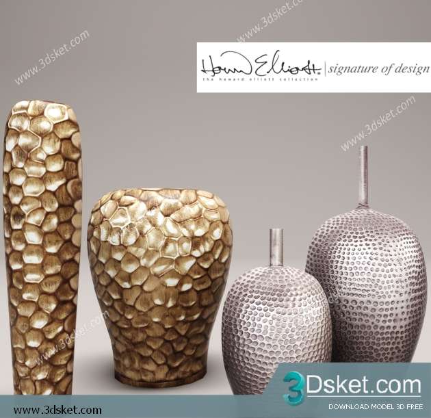 Free Download Vase 3D Model 0141