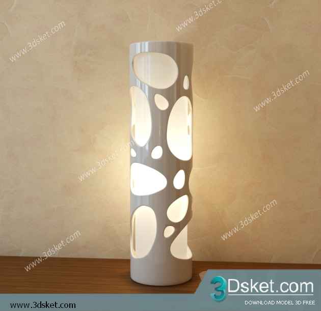 Free Download Table Lamp 3D Model 0117