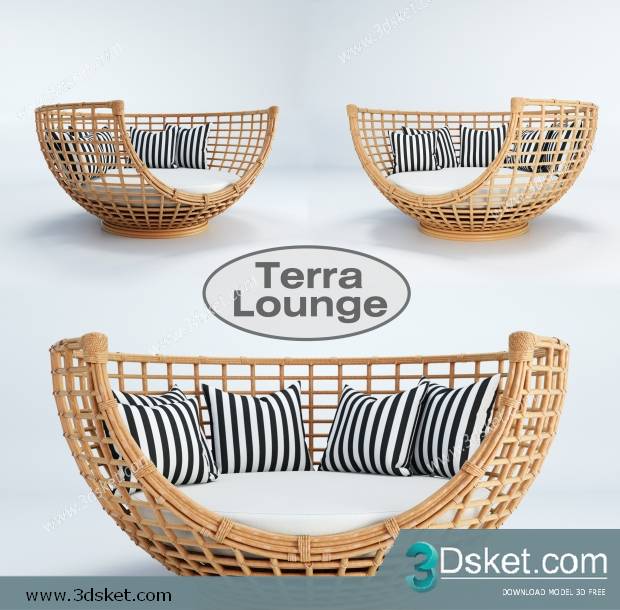 3D Model Chair Free Download 0307