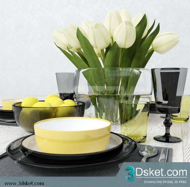 Free Download 3D Models Tableware Kitchen 0173