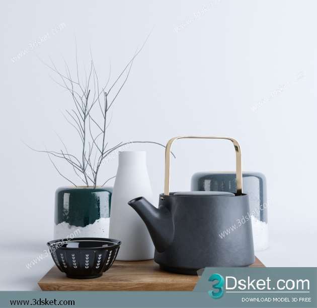 Free Download Vase 3D Model 0142