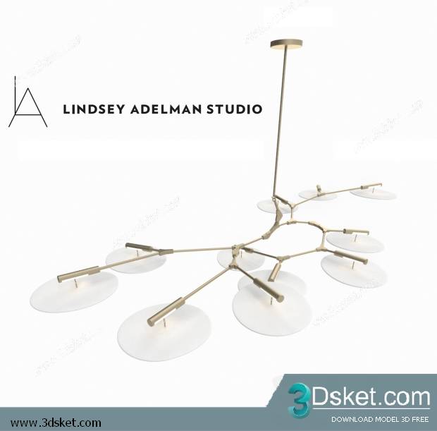 Free Download Ceiling Light 3D Model 0282