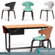 3D Model Table Chair Free Download 181
