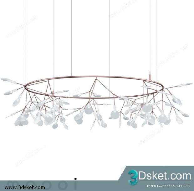 Free Download Ceiling Light 3D Model 0285