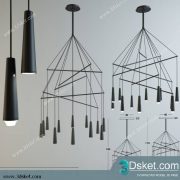 Free Download Ceiling Light 3D Model 0286