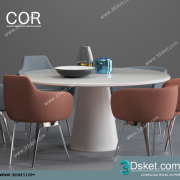 3D Model Table Chair Free Download 184