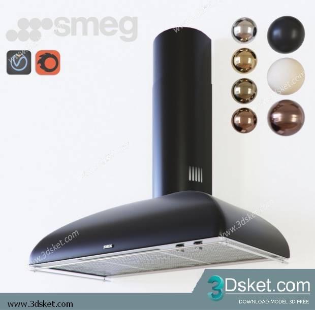 Free Download Kitchen Appliance 3D Model 0153