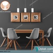 3D Model Table Chair Free Download 186