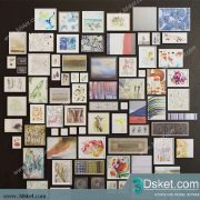 Free Download Frame 3D Model Tranh 058