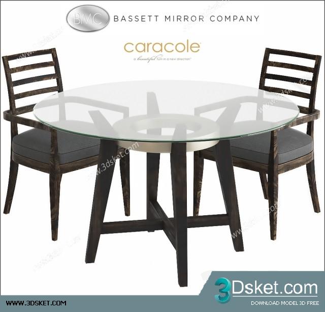 3D Model Table Chair Free Download 188