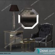 3D Model Table Chair Free Download 190