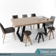 3D Model Table Chair Free Download 191