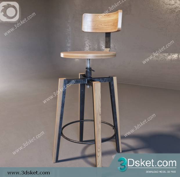 3D Model Chair Free Download 0316