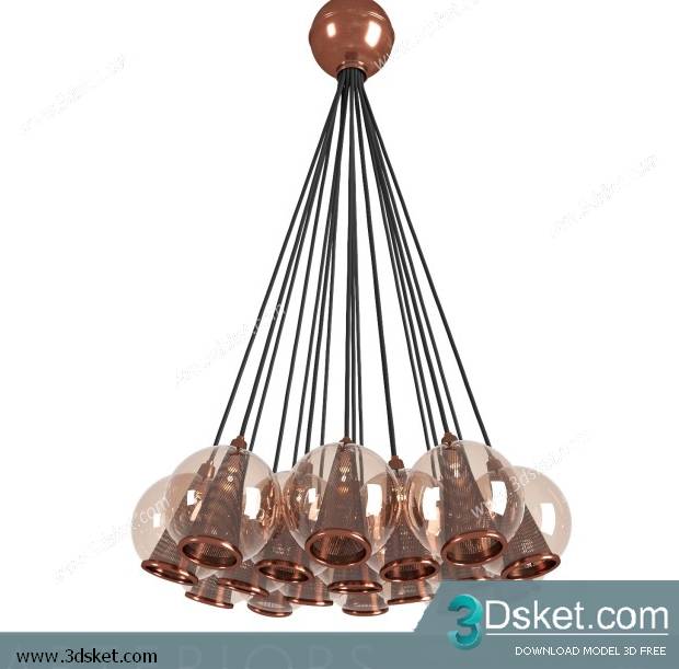 Free Download Ceiling Light 3D Model 0291