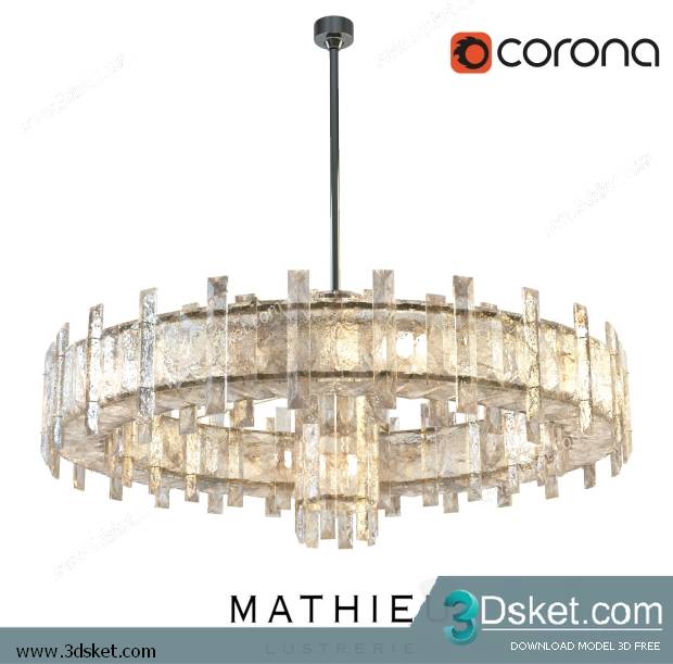 Free Download Ceiling Light 3D Model 0293