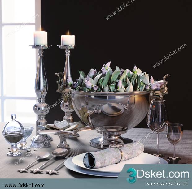 Free Download 3D Models Tableware Kitchen 0178