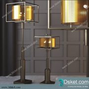 Free Download Floor Lamp 3D Model Đèn Sàn 052