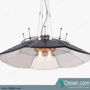 Free Download Ceiling Light 3D Model 0294